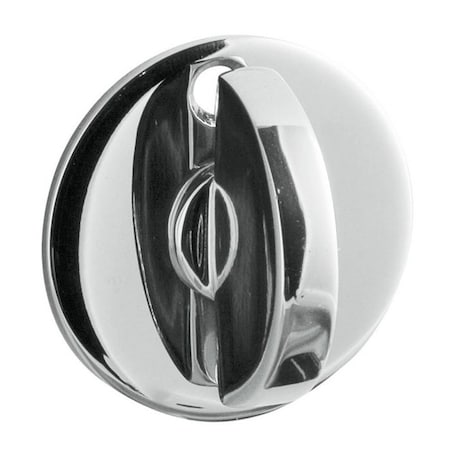 Baldwin Modern Round Bright Chrome Turns Bright Chrome 6750.260.EXT